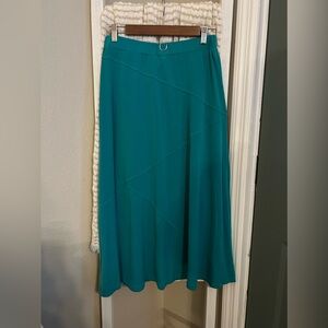 New York Clothing Co. turquoise skirt. Size Medium.